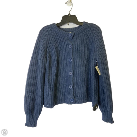 Sweater Cardigan By Cmf In Navy, Size: L