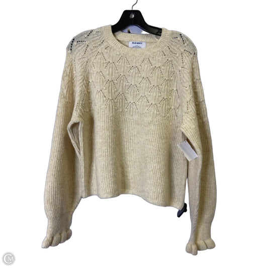 Sweater By Old Navy In Cream, Size: M