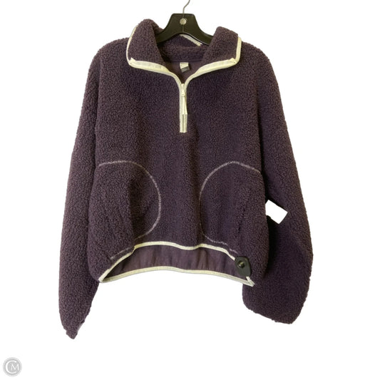 Jacket Faux Fur & Sherpa By Old Navy In Purple, Size: M