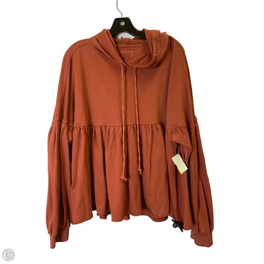 Sweatshirt Hoodie By Aerie In Red, Size: M