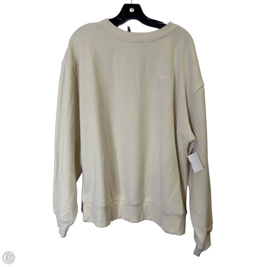 Sweatshirt Crewneck By Columbia In Cream, Size: L