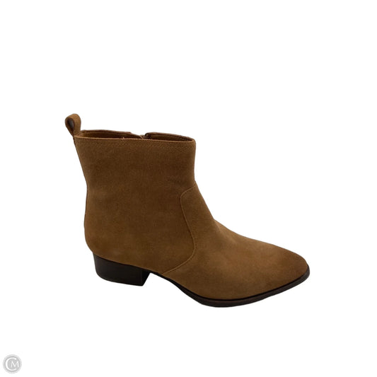Boots Ankle Flats By Gianni Bini In Brown, Size: 5