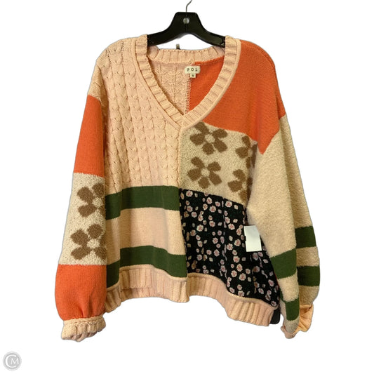 Sweater By Pol In Multi-colored, Size: M