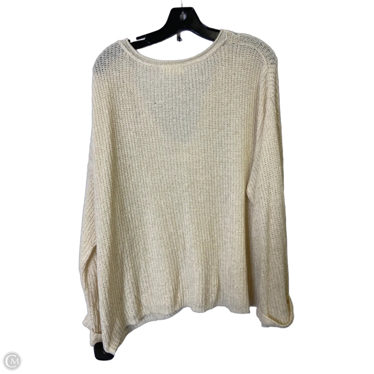 Sweater By Blu Pepper In Cream, Size: L