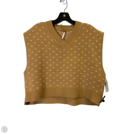 Vest Sweater By Free People In Brown, Size: M