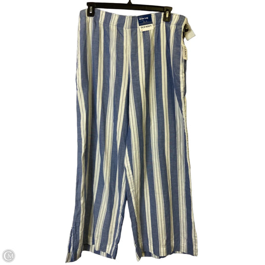 Pants Wide Leg By Old Navy In Blue, Size: Xl