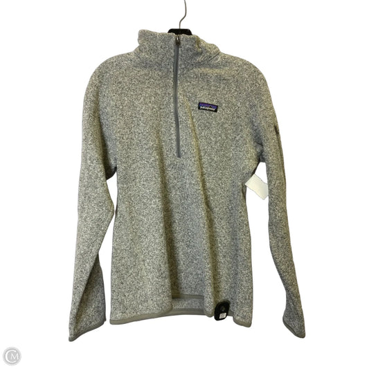 Sweatshirt Collar By Patagonia In Grey, Size: M