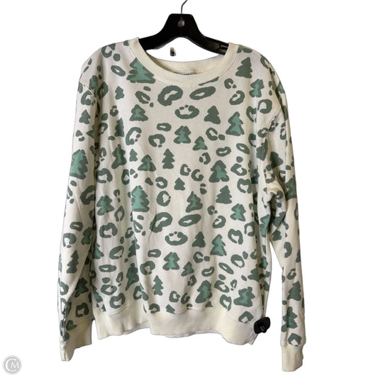 Sweatshirt Crewneck By Mighty Fine In Green, Size: Xxl