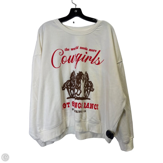 Sweatshirt Crewneck By Grayson Threads In Cream, Size: Xxl