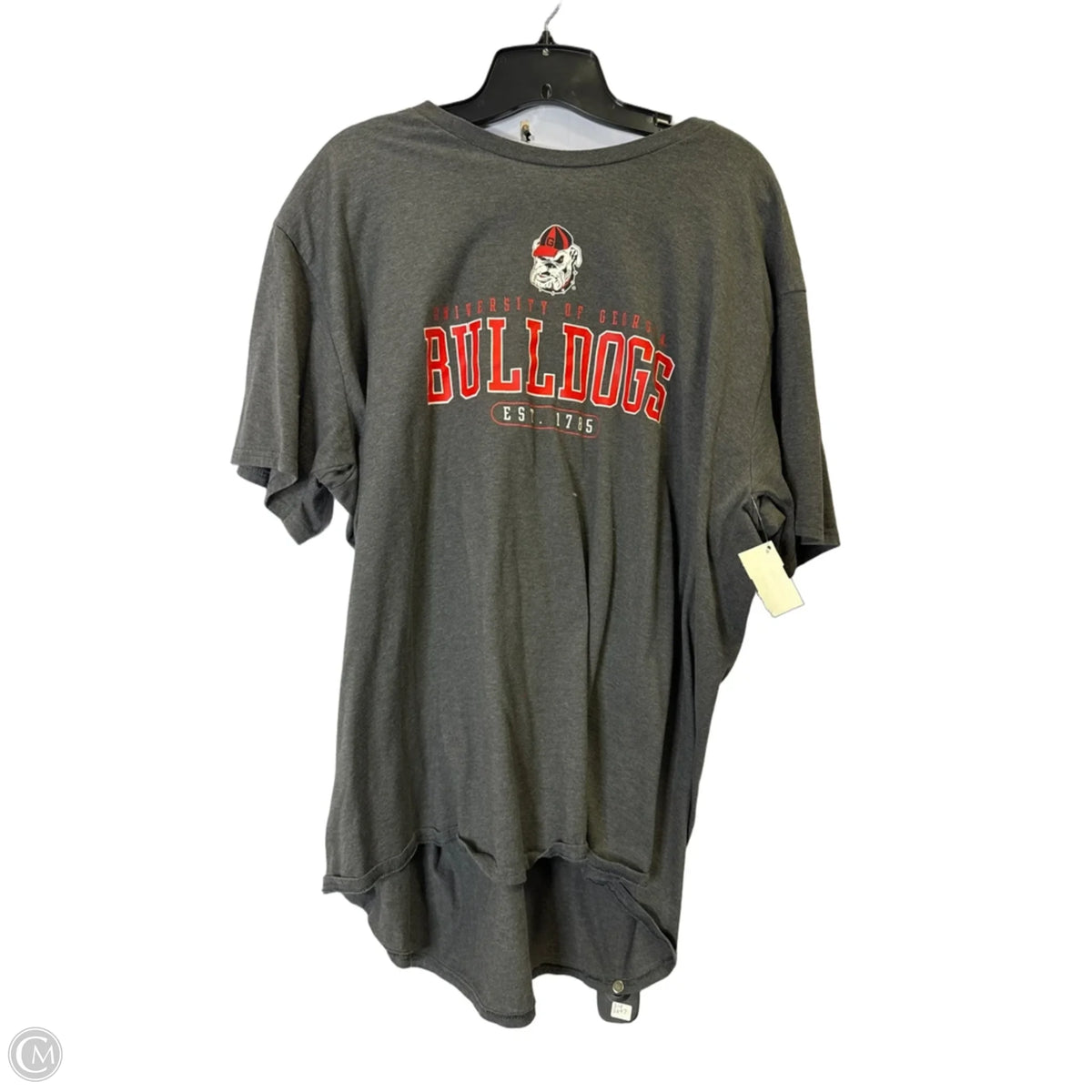 Top Short Sleeve Basic By Hanes In Grey, Size: 3x