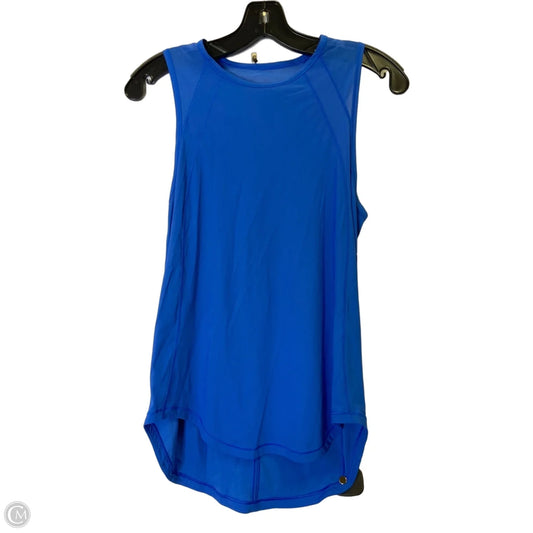Athletic Tank Top By Lululemon In Blue, Size: S