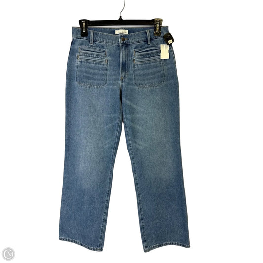 Jeans Straight By Loft In Blue Denim, Size: 6