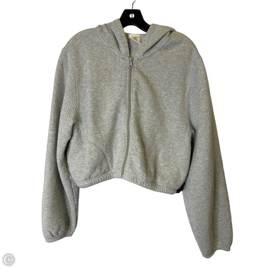 Athletic Jacket By Offline In Grey, Size: L