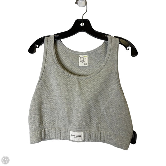 Athletic Tank Top By Offline In Grey, Size: Xl