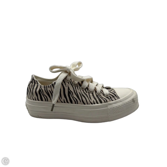 Shoes Sneakers Platform By Converse In Zebra Print, Size: 6.5