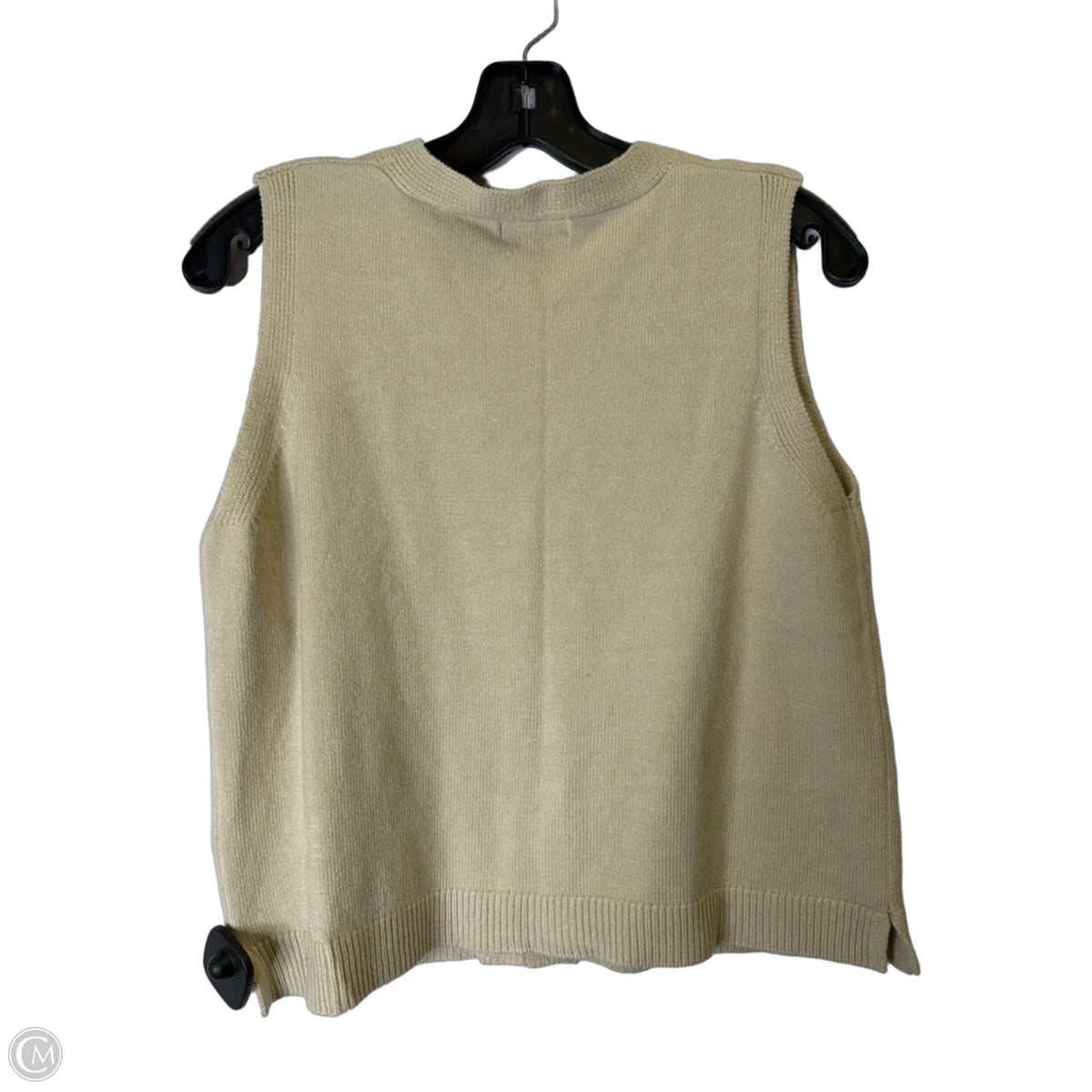 Vest Sweater By Max Studio In Cream, Size: S