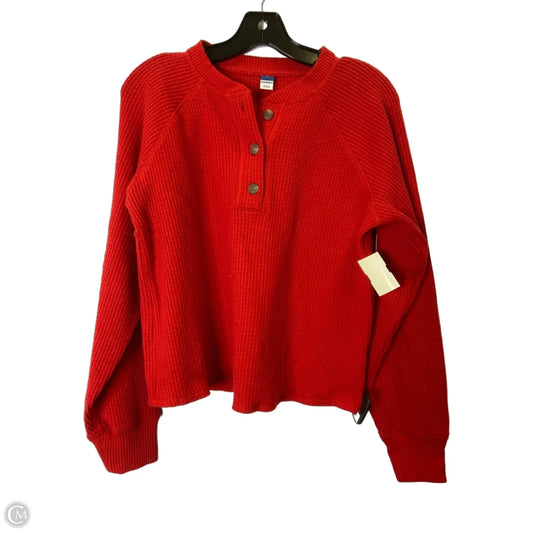 Sweater By Old Navy In Red, Size: S