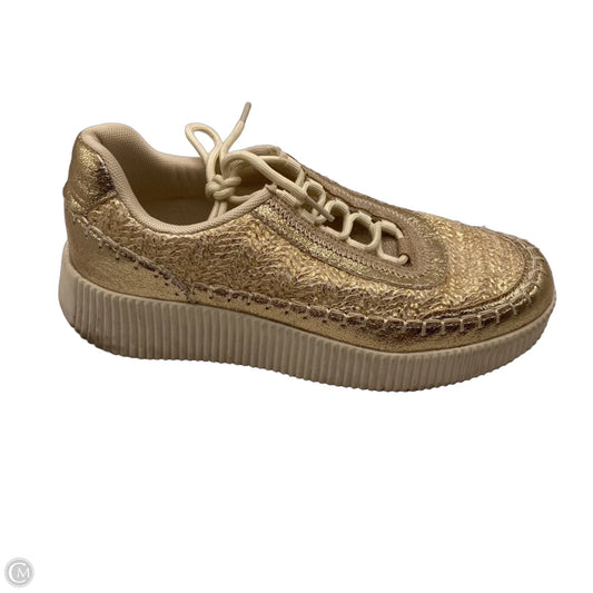 Shoes Sneakers Platform By Shein In Gold, Size: 9