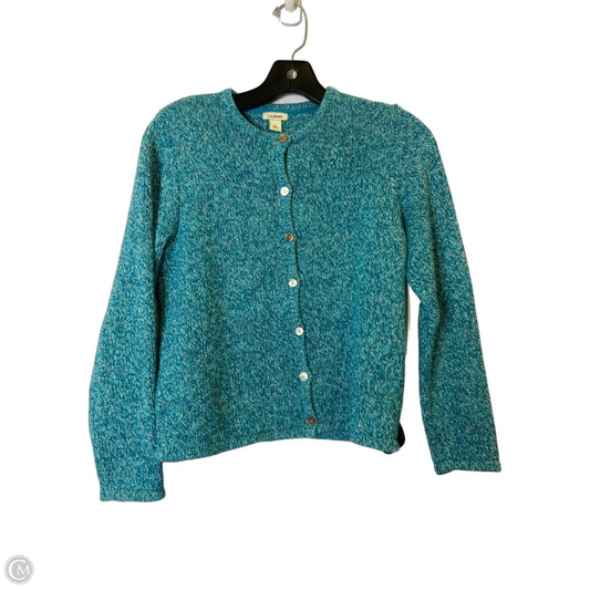 Sweater Cardigan By L.l. Bean In Blue, Size: Sp