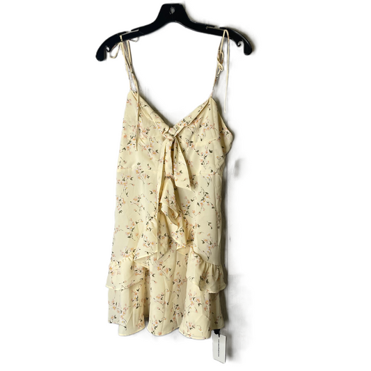 Cream Dress Casual Short By Cider, Size: M