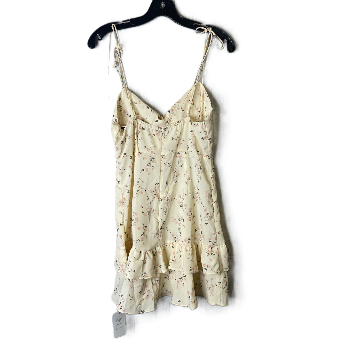 Cream Dress Casual Short By Cider, Size: M