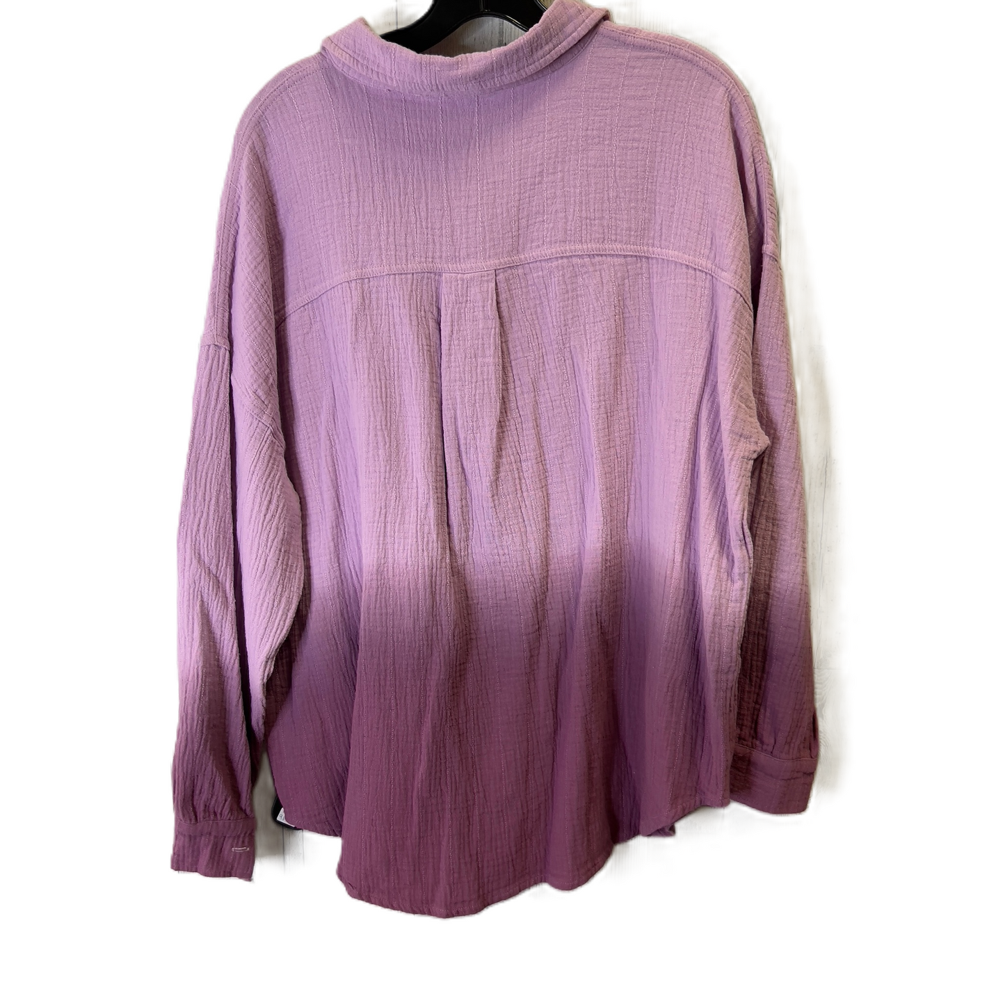 Top Long Sleeve By White Birch In Purple, Size: M