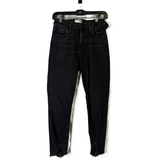 Jeans Skinny By Agolde In Black Denim, Size: 6