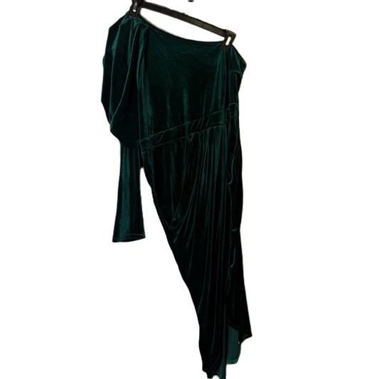 Dress Party Midi By Shein In Green, Size: 3x