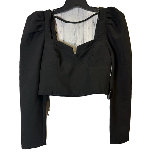 Top Long Sleeve By Dobe In Black, Size: L