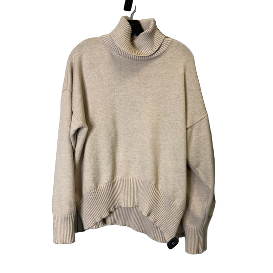 Sweater By Clothes Mentor In Cream, Size: Xl