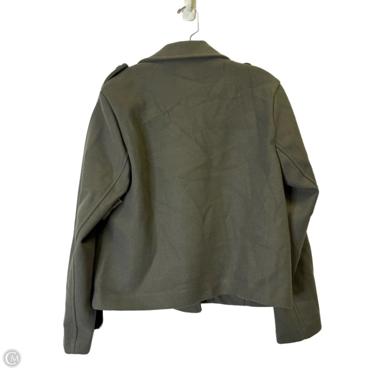 Jacket Shirt By Love Tree In Grey, Size: M
