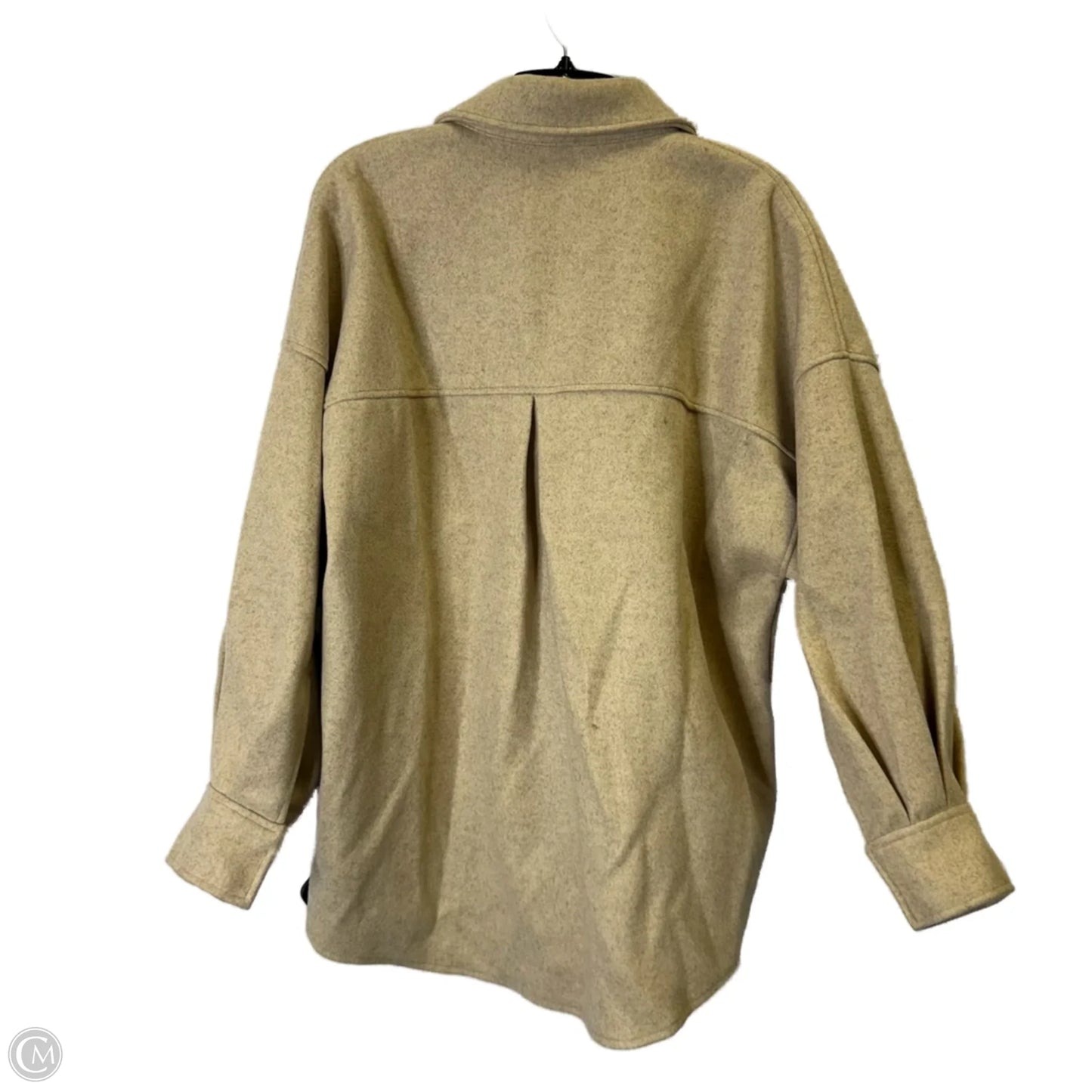 Jacket Shirt By Shein In Cream, Size: M