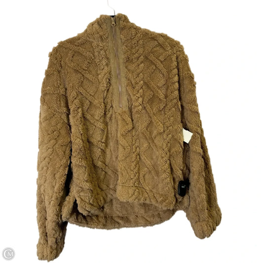 Jacket Faux Fur & Sherpa By Clothes Mentor In Cream, Size: S