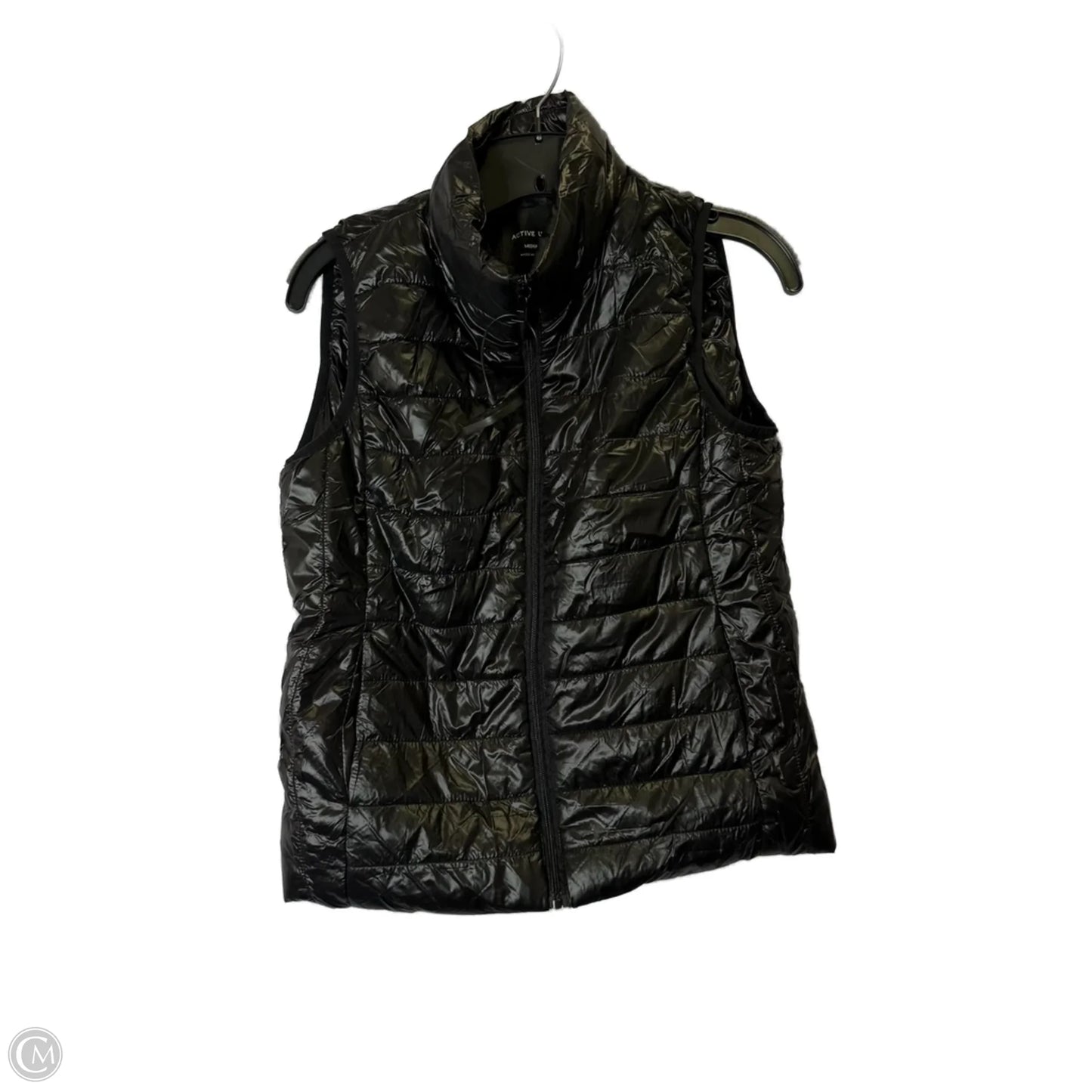 Vest Puffer & Quilted By Active Usa In Black, Size: M