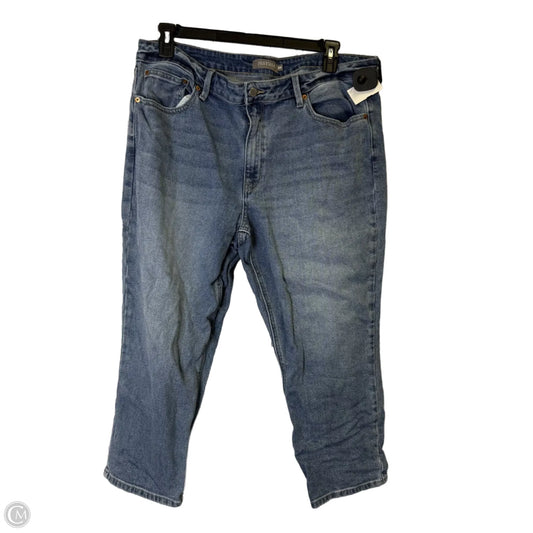 Jeans Straight By Clothes Mentor In Blue Denim, Size: 18