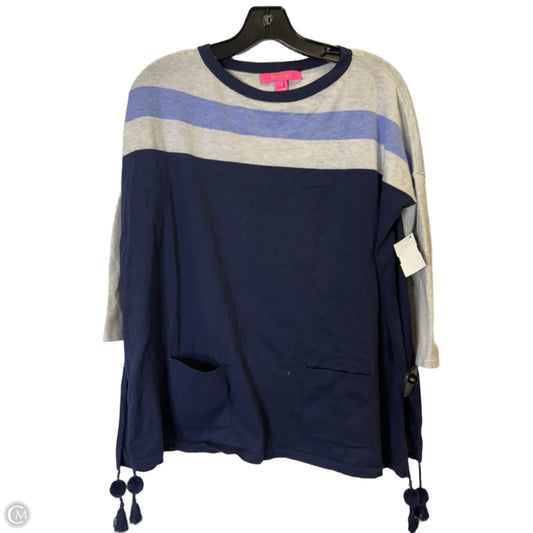 Top Long Sleeve By Lilly Pulitzer In Blue, Size: Xs