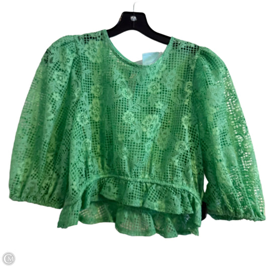 Top Short Sleeve By Target-designer In Green, Size: M
