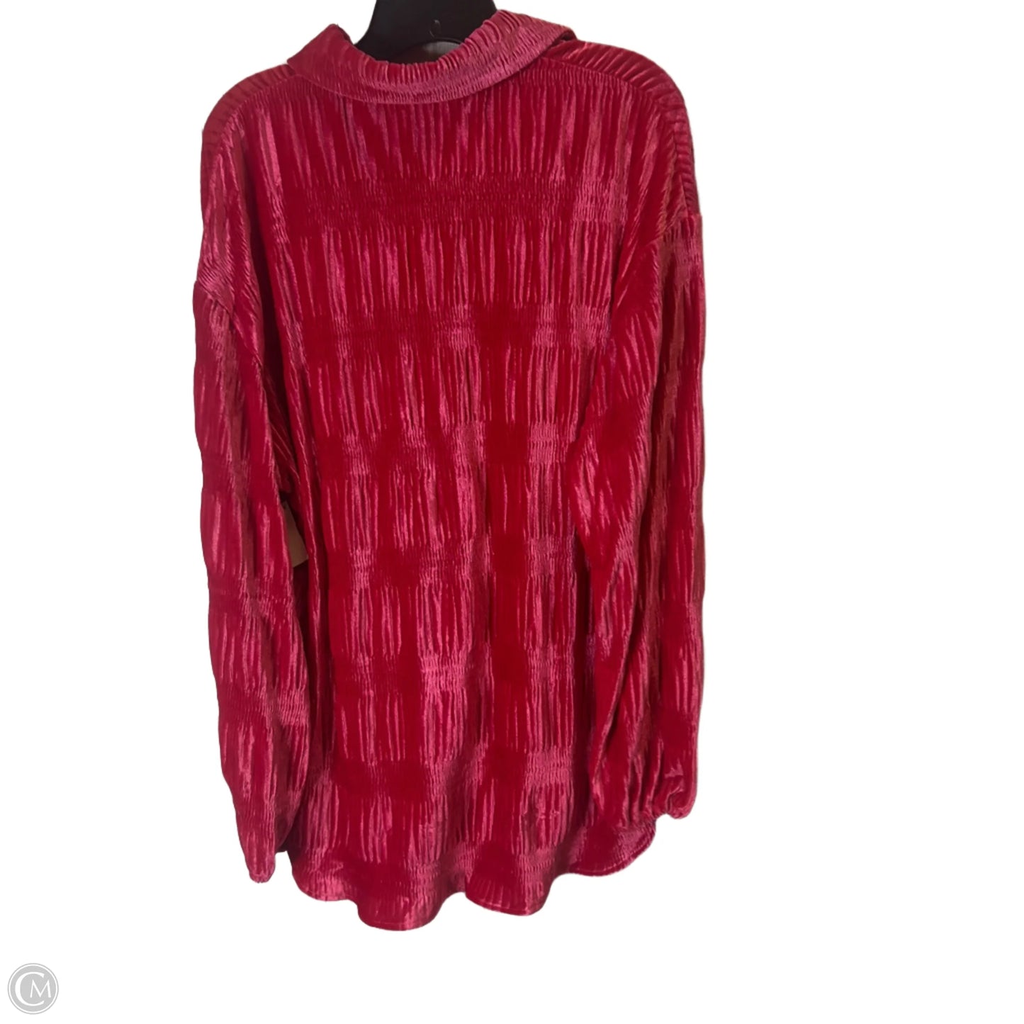 Top Long Sleeve By Clothes Mentor In Pink, Size: S