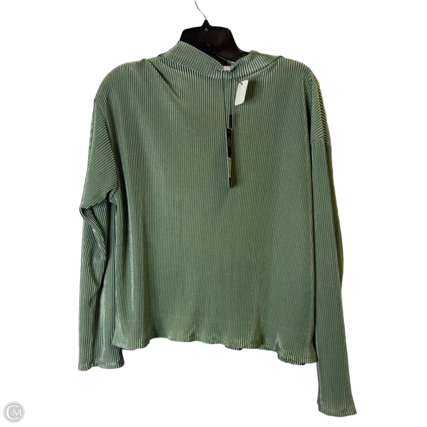 Top Long Sleeve By Fashion Nova In Green, Size: 1x