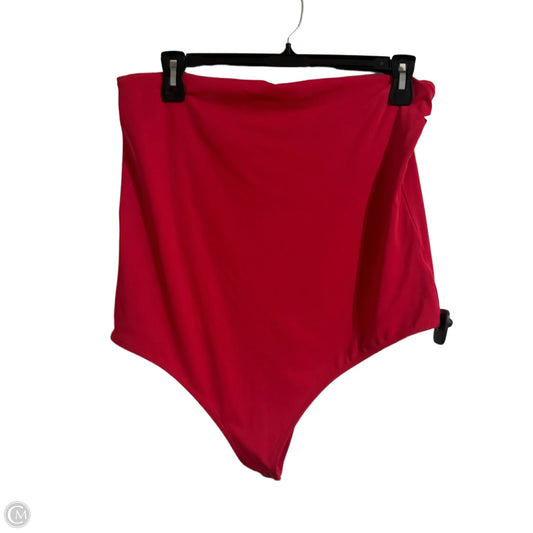 Bodysuit By Express In Pink, Size: Xl