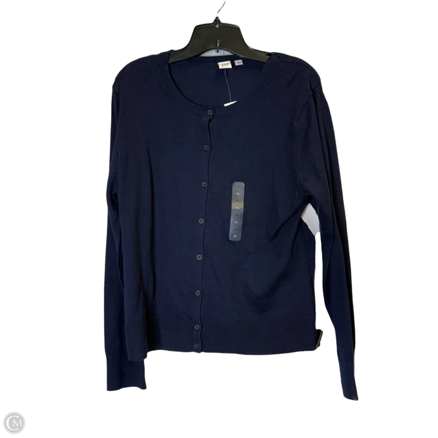 Cardigan By Gap In Navy, Size: Xl