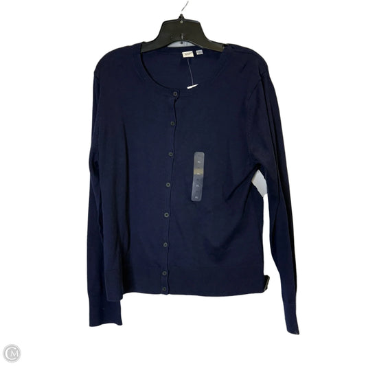Cardigan By Gap In Navy, Size: Xl