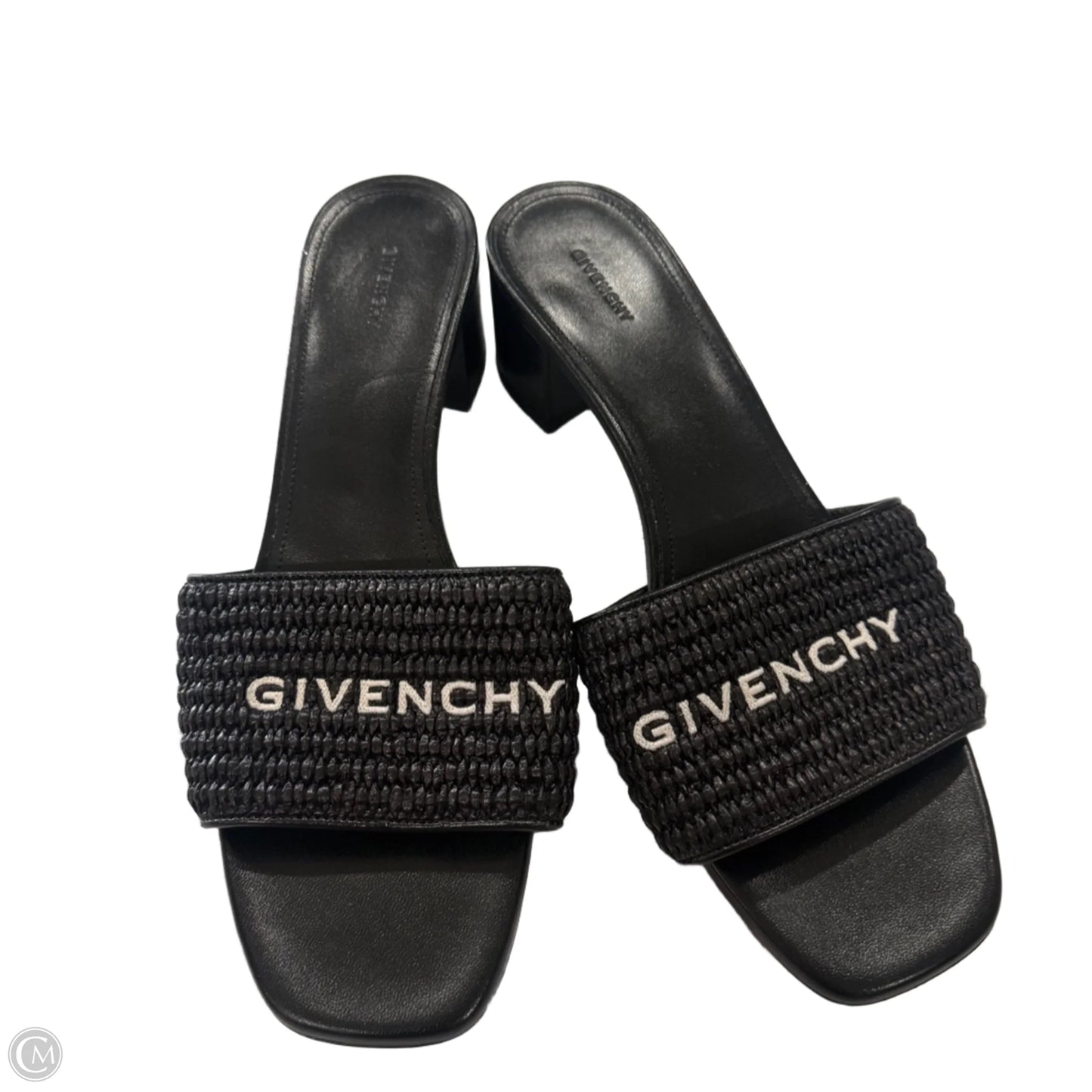 Sandals Luxury Designer By Givenchy In Black, Size: 9