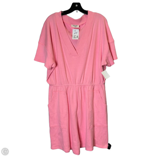 Romper By Zenana Outfitters In Pink, Size: 2x