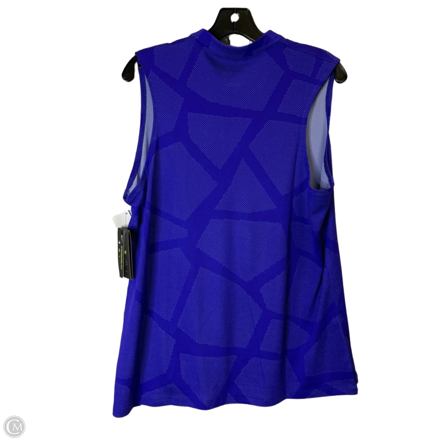 Athletic Tank Top By Nike Apparel In Blue, Size: Xl