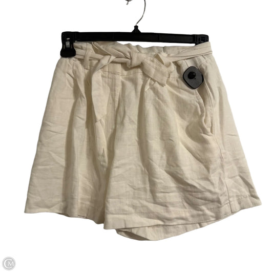 Shorts By H&m In Cream, Size: 10