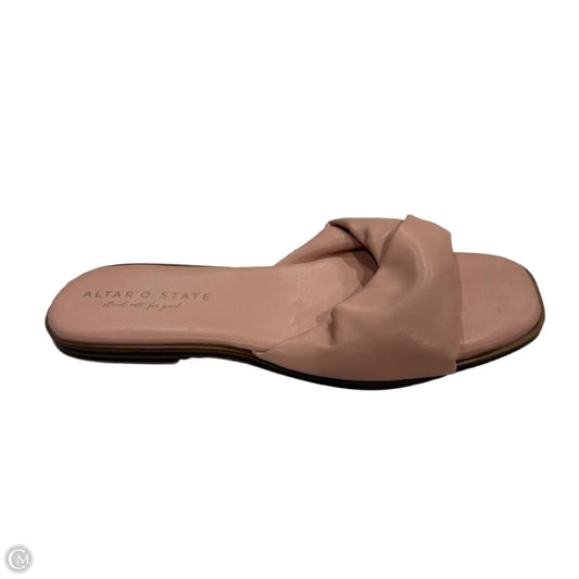 Sandals Flats By Altard State In Pink, Size: 8.5
