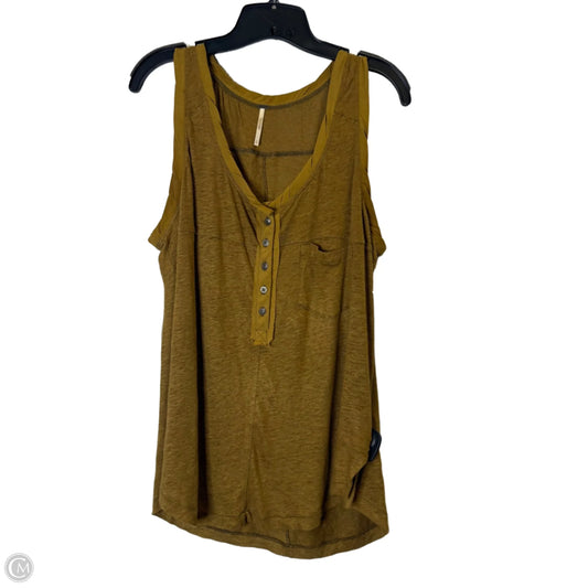 Top Sleeveless By Free People In Brown, Size: S