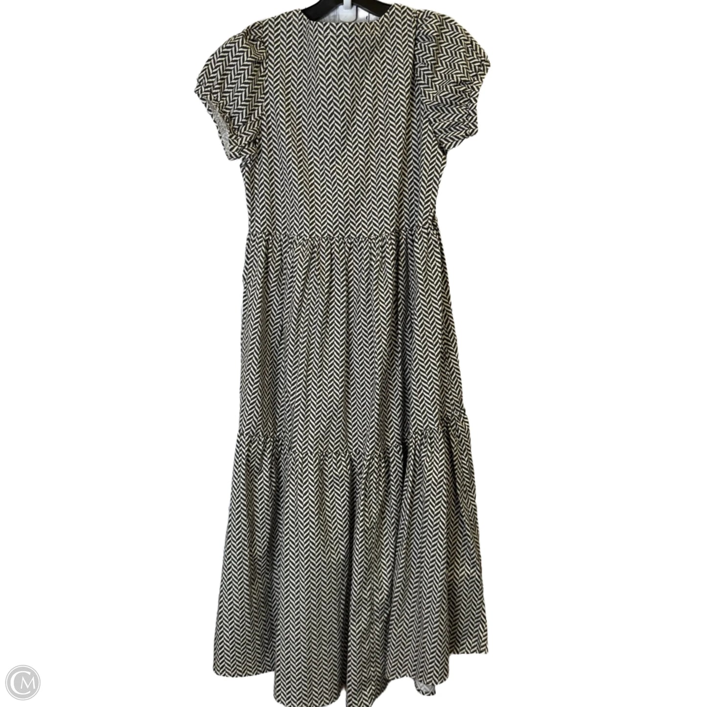 Dress Casual Midi By Clothes Mentor In Brown, Size: M