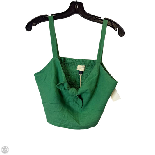 Top Sleeveless By Universal Thread In Green, Size: M
